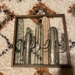 Cactus wall art